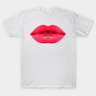 Funny Women Red Lips T-Shirt